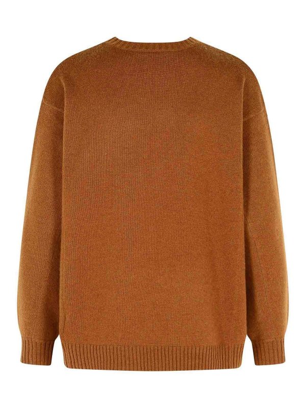 Max Mara: クルーネック online - クルーネック - ブラウン