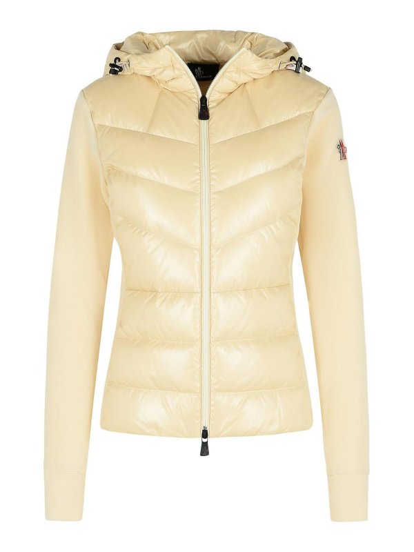 MONCLER: Chaquetas y Chaquetones acolchados - Chaqueta Alcochada - Blanco