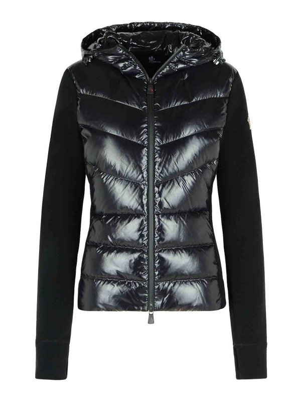 MONCLER: Chaquetas y Chaquetones acolchados - Chaqueta Alcochada - Negro