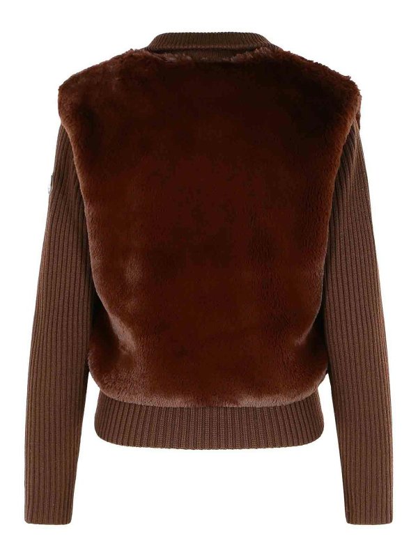 MOOSE KNUCKLES: Cuellos altos y polos online - Suéter Con Cuello Alto - Marrón