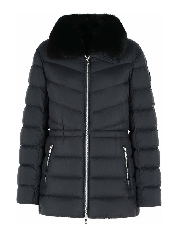 MOOSE KNUCKLES: giacche imbottite - Giacca in nylon nera