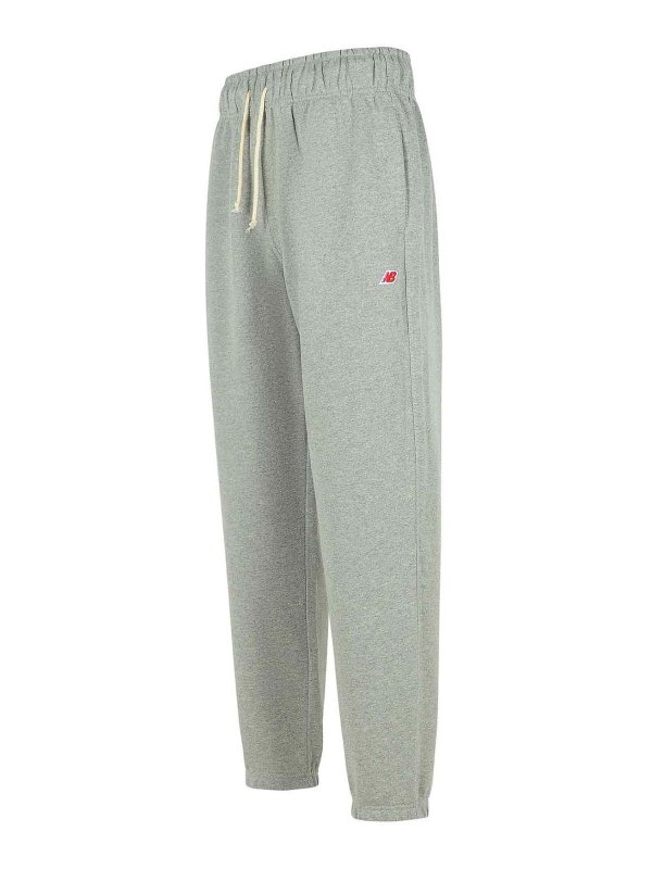 The Best Shops NEW BALANCE: pantaloni sport - Pantaloni di cotone grigi