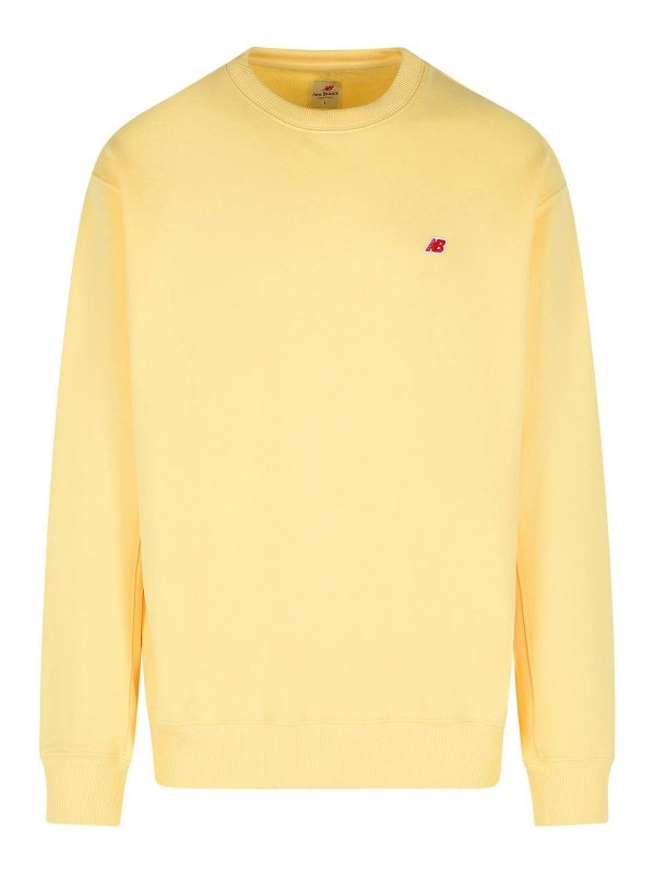 NEW BALANCE: スウェット＆セーター - スウェットシャツ/セーター - クリーム