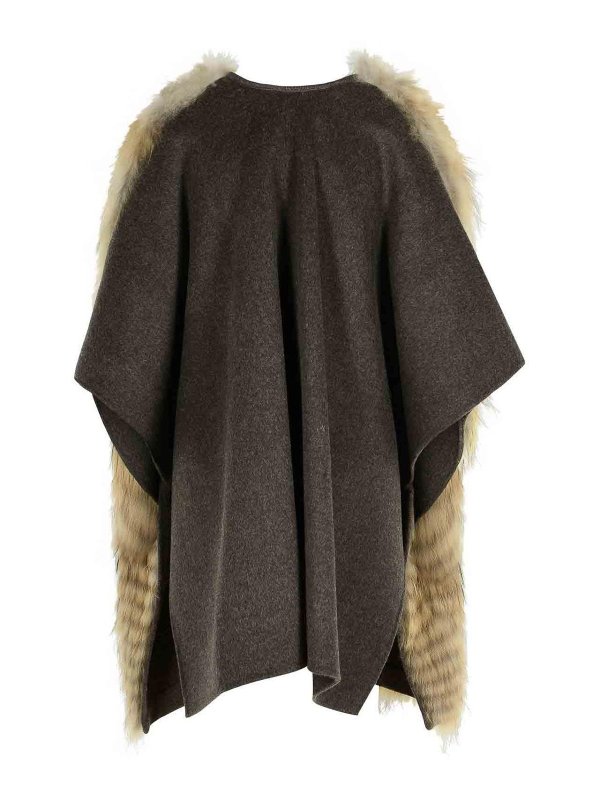 P.A.R.O.S.H.: Pelz und Shearling online - Pelz - Braun