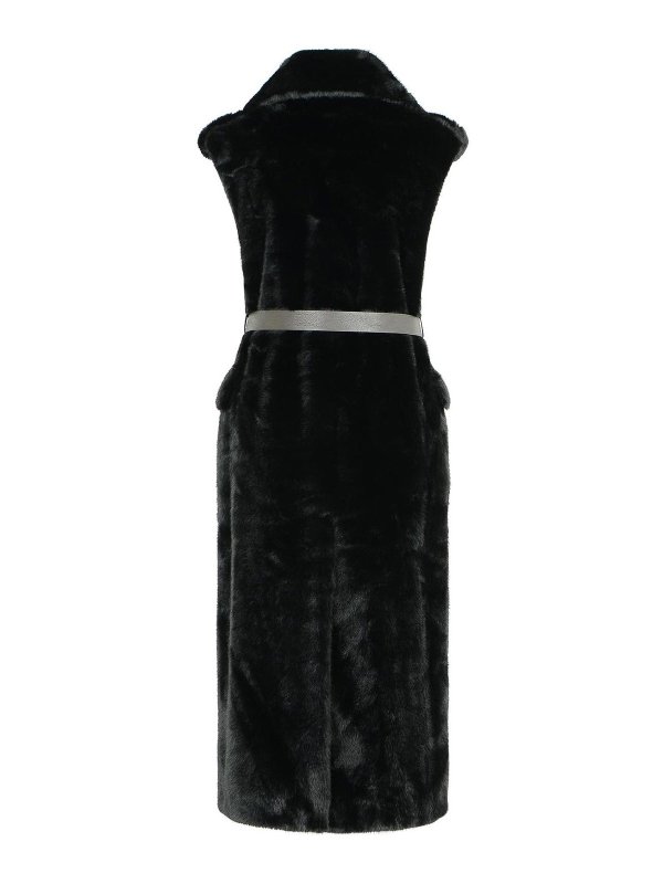 P.A.R.O.S.H.: 毛皮＆シアリングコート online - 毛皮/ムートンコート - 黒