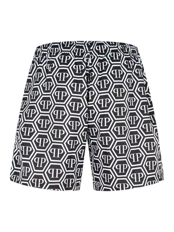 PHILIPP PLEIN: one-piece online - Black Polyester Swimsuit