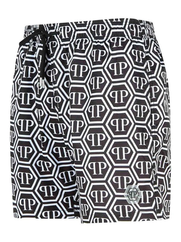 The Best Shops PHILIPP PLEIN: one-piece - Black Polyester Swimsuit