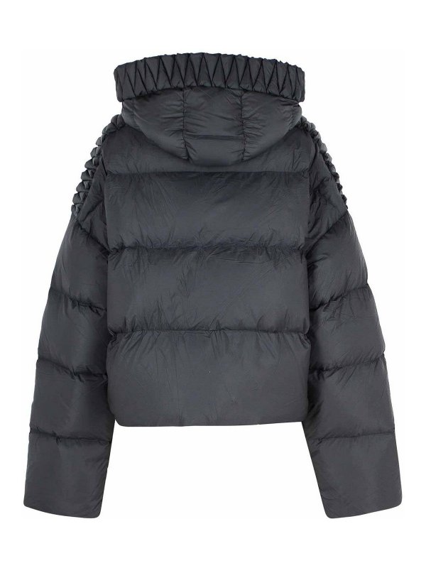 RAXXY: giacche imbottite online - Giacca con cappuccio in poliestere nero