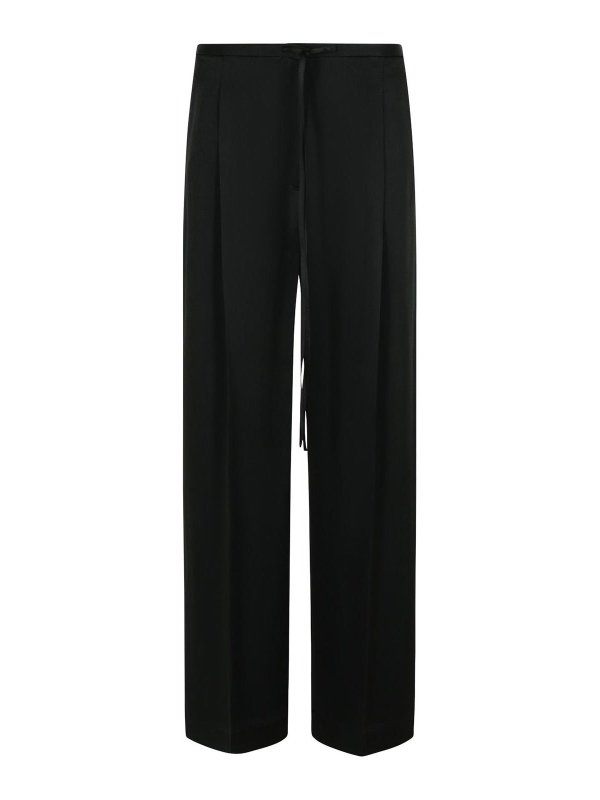 ROHE: カジュアルトラウザー - カジュアルパンツ - 黒