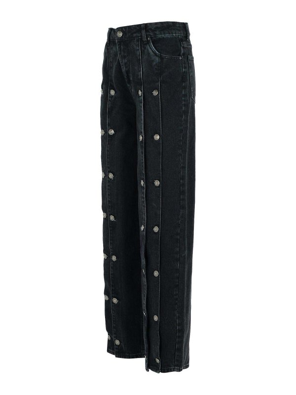 The Best Shops ROTATE Birger Christensen: Straight Leg Jeans - Straight Leg Jeans - Schwarz
