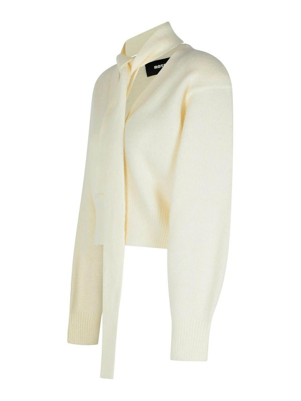 The Best Shops ROTATE Birger Christensen: crew necks - Karolyn Ivory Alpaca Blend Sweater