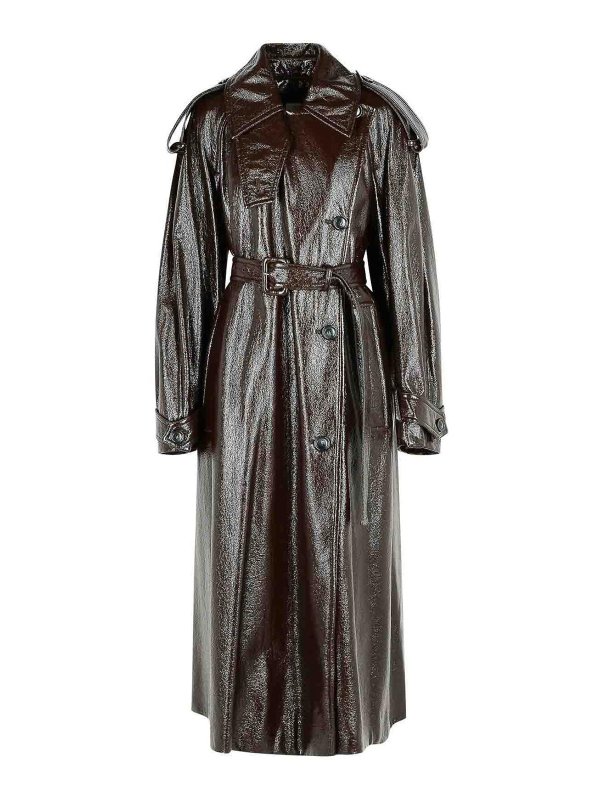 SPORTMAX: Trenchcoats - Trenchcoat - Braun