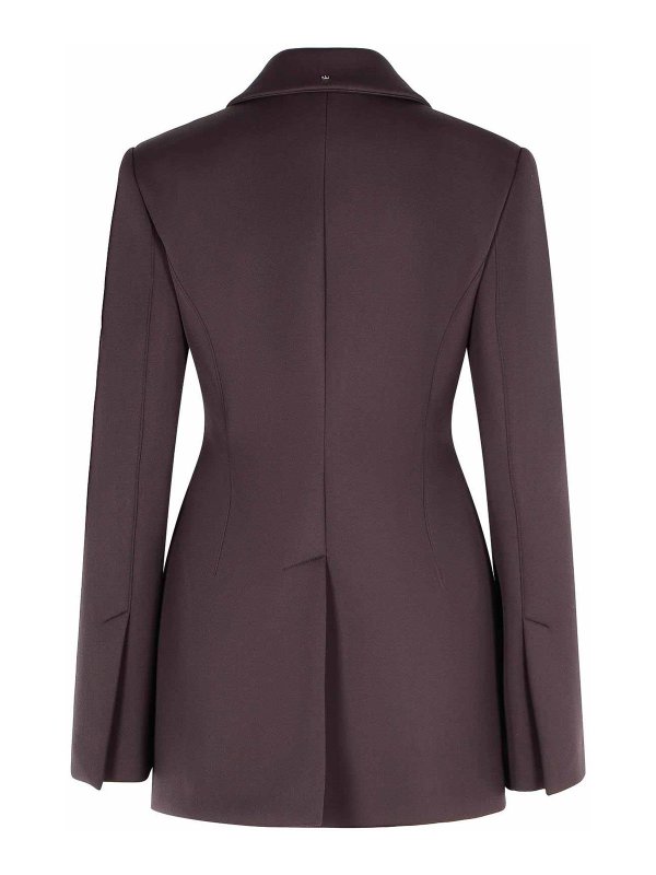SPORTMAX: shirts online - Bacio Tight Jacket In Virgin Wool Blend
