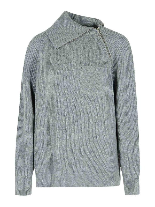 SPORTMAX: クルーネック - クルーネック - グレー