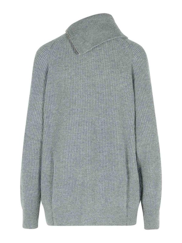 SPORTMAX: クルーネック online - クルーネック - グレー