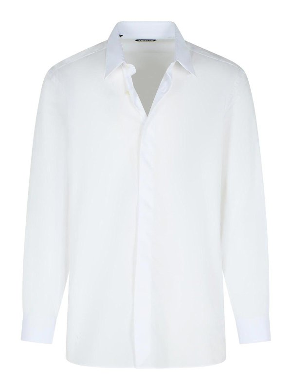 TOM FORD: camicie - Camicia di cotone bianco