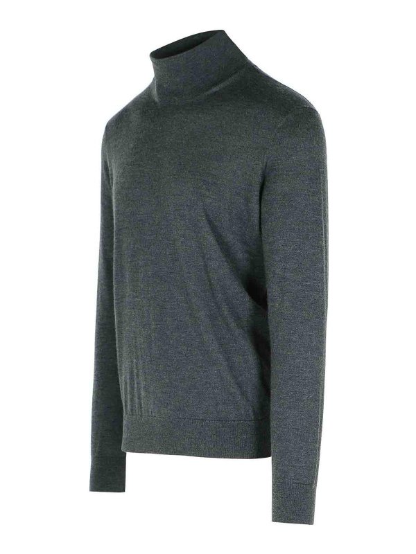 The Best Shops ZEGNA: Suéteres con cuello pico - Suéter Cuello Redondo - Gris