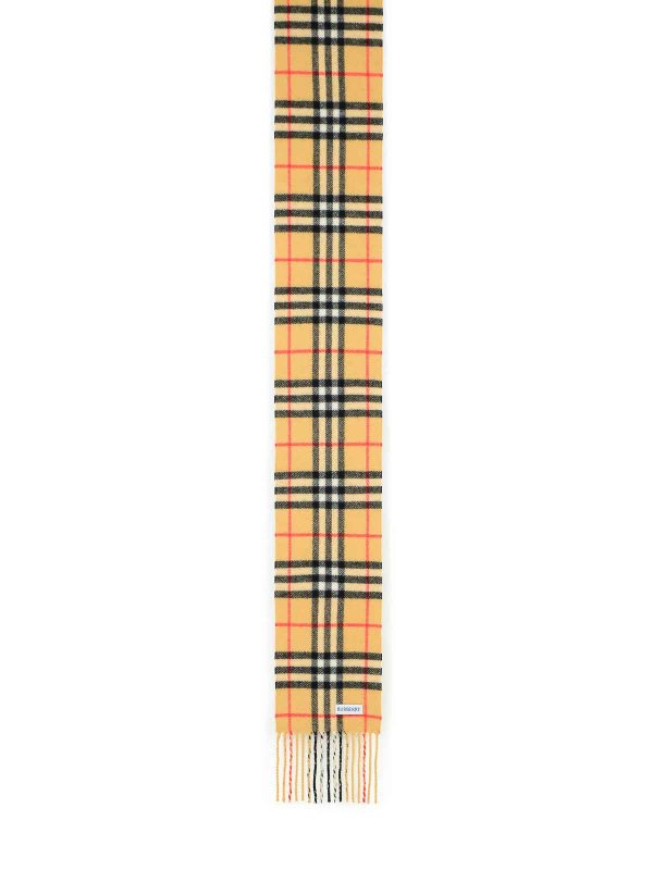 BURBERRY: sciarpe e foulard - Controlla la sciarpa beige cashmere