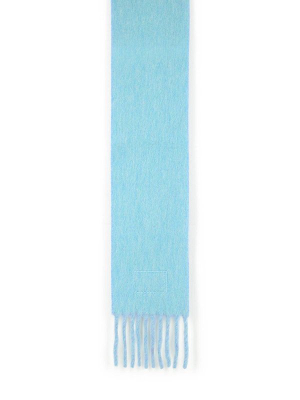 Acne Studios: Bufandas y pañuelos online - Bufanda - Azul Claro