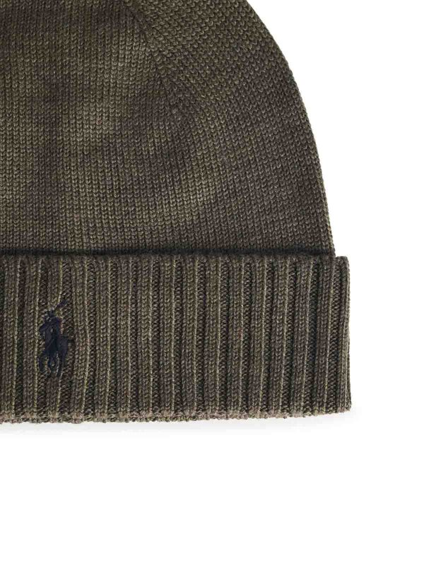 The Best Shops POLO RALPH LAUREN: ニットキャップ - ビーニー帽 - 緑