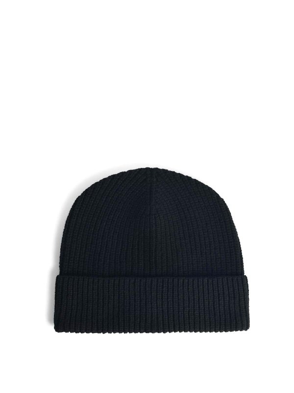 SEVEN GAUGE: beanies - Black Wool Beanie