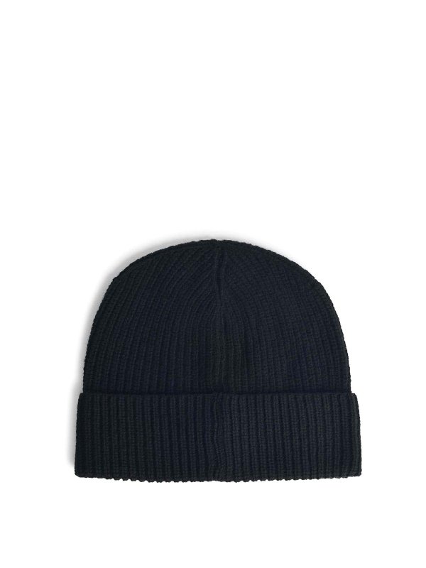 SEVEN GAUGE: beanies online - Black Wool Beanie