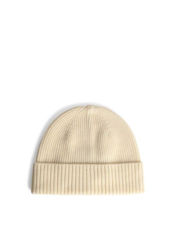 SEVEN GAUGE: beanies - Cream Wool Beanie