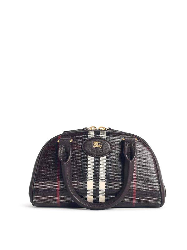 BURBERRY: Clutch - Pochette - Rosso Mahogany
