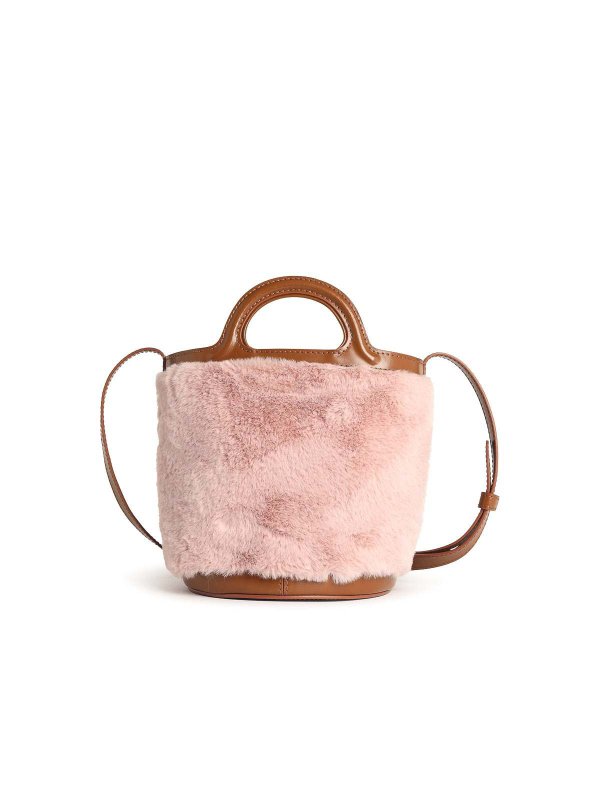 The Best Shops Marni: Bucket bags - Tropicalia Two-Tone Leather Blend Bag