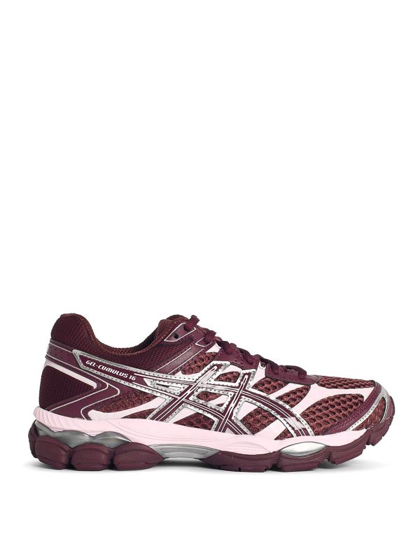 ASICS: trainers - Cumulus Burgundy Tech Fabric Sneakers