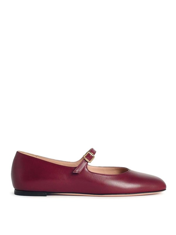 BALLY: Ballerines - Ballerines - Rouge Brun