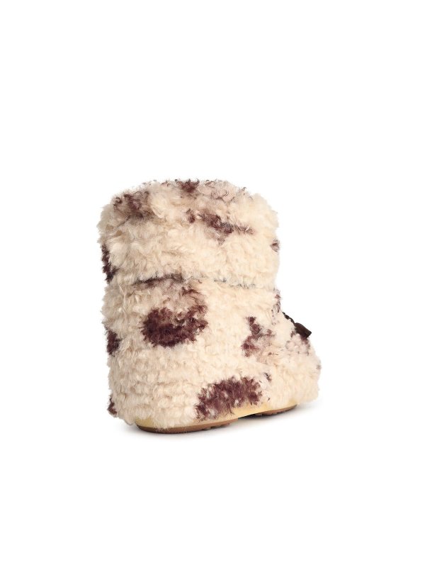 The Best Shops Moon Boot: boots - Two-Tone Faux Fur Boot