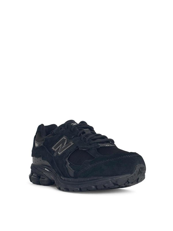 NEW BALANCE: trainers online - 2002R Black Mesh And Suede Sneakers