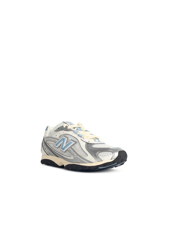 NEW BALANCE: trainers online - 204 White Fabric Blend Sneakers