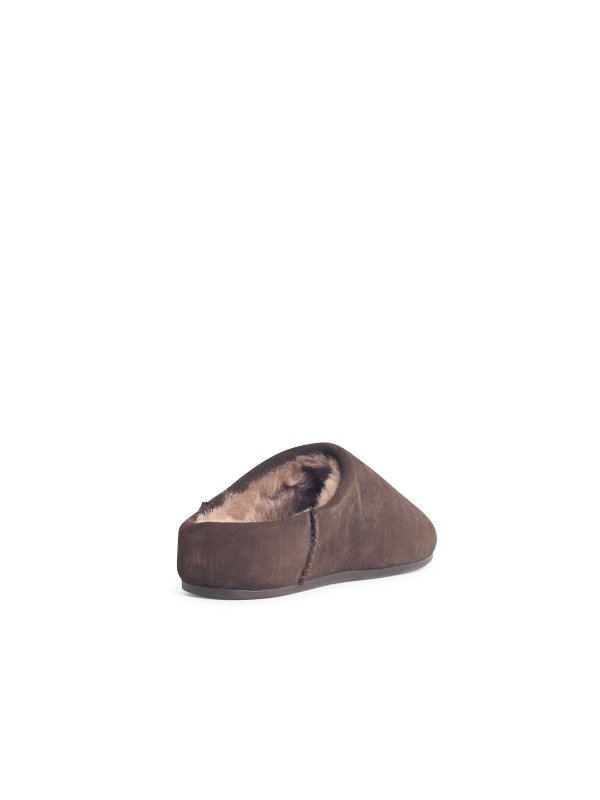 The Best Shops UGG: Loafers & Slippers - Elea Slip-On Brown Leather Slippers