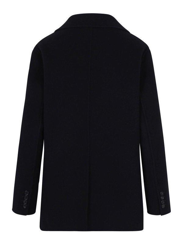 S MAX MARA: blazers online - Double -breasted jacket in Lana Lukas