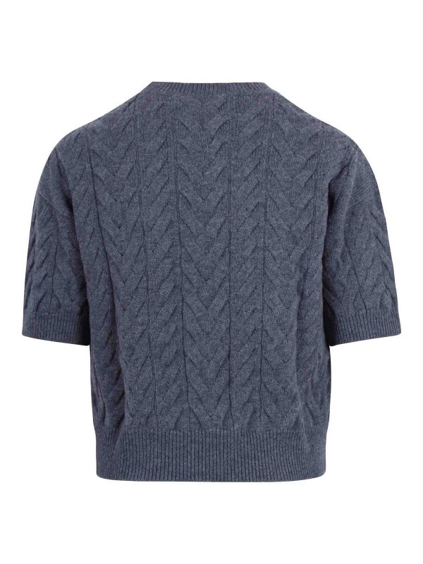 S MAX MARA: Suéteres con cuello pico online - Suéter Cuello Redondo - Gris