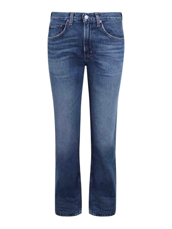 AGOLDE: Bootcut - Bootcut Jeans - Blau