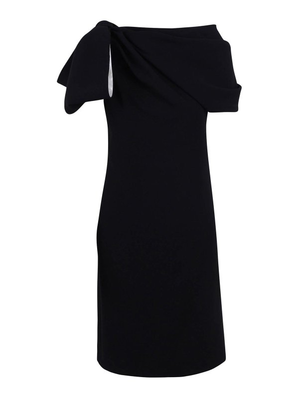 Max Mara: knee length dresses - Midi dress in cady bow