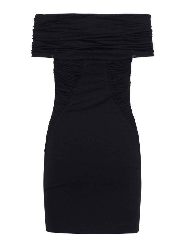 Max Mara: cocktail dresses online - Short dress in draped jersey navile