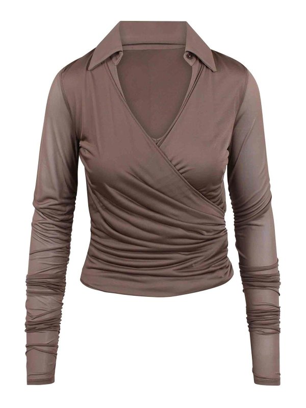Max Mara: blouses - Jersey and Tulle Aiello blouse