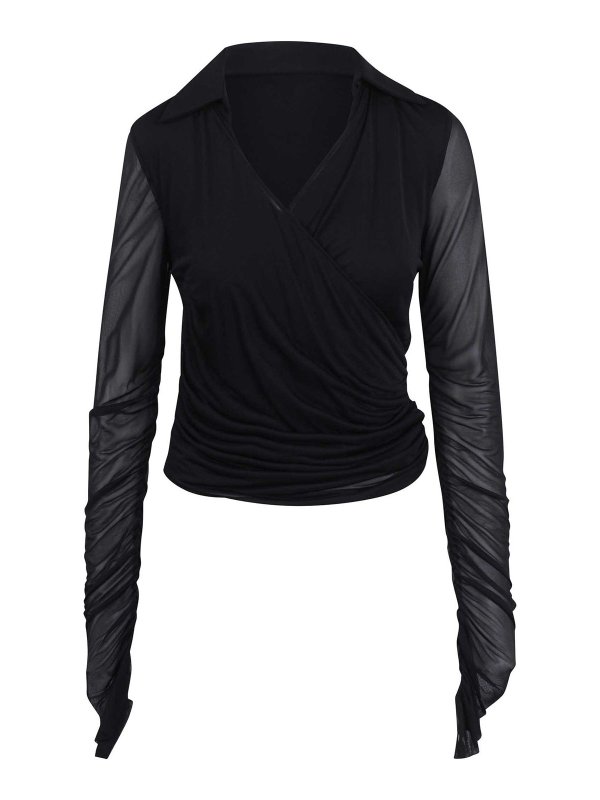 Max Mara: blouses - Jersey and Tulle Aiello blouse
