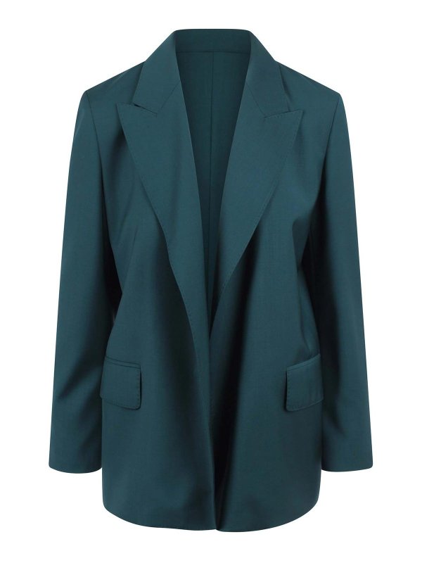 Max Mara: ブレザー - ブレザー - 緑