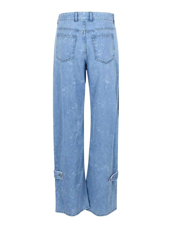 RABANNE: Boyfriend online - Jeans Baggy Effetto Slavato