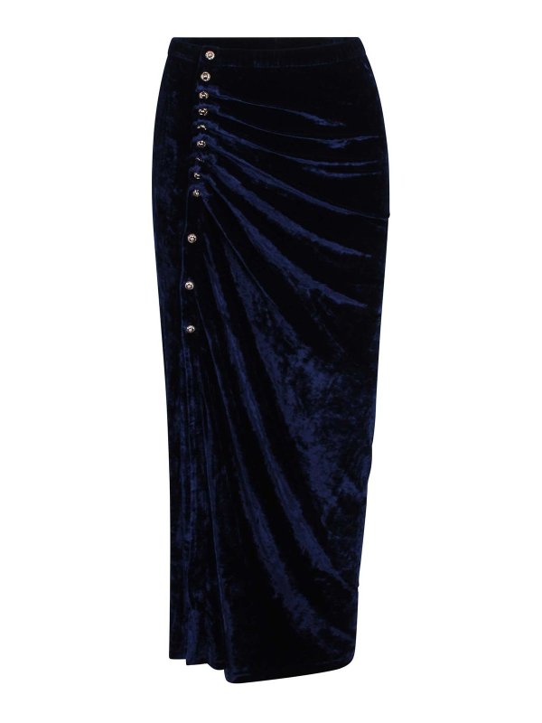 RABANNE: Jupes midi et au genou - Jupe Midi - Bleu