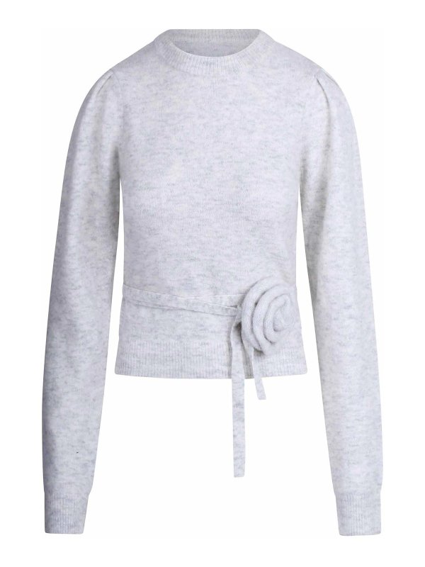 ROTATE Birger Christensen: Knee length skirts & Midi - Sweater with puff sleeves