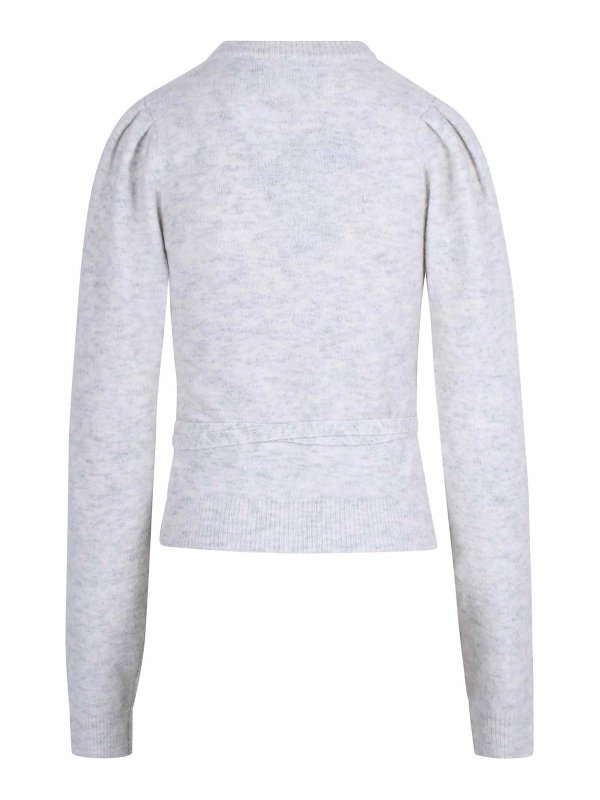 ROTATE Birger Christensen: Knee length skirts & Midi online - Sweater with puff sleeves