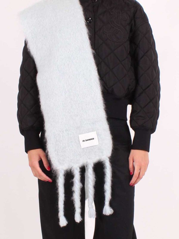 JIL SANDER: scarves online - Small wool mixed scarf