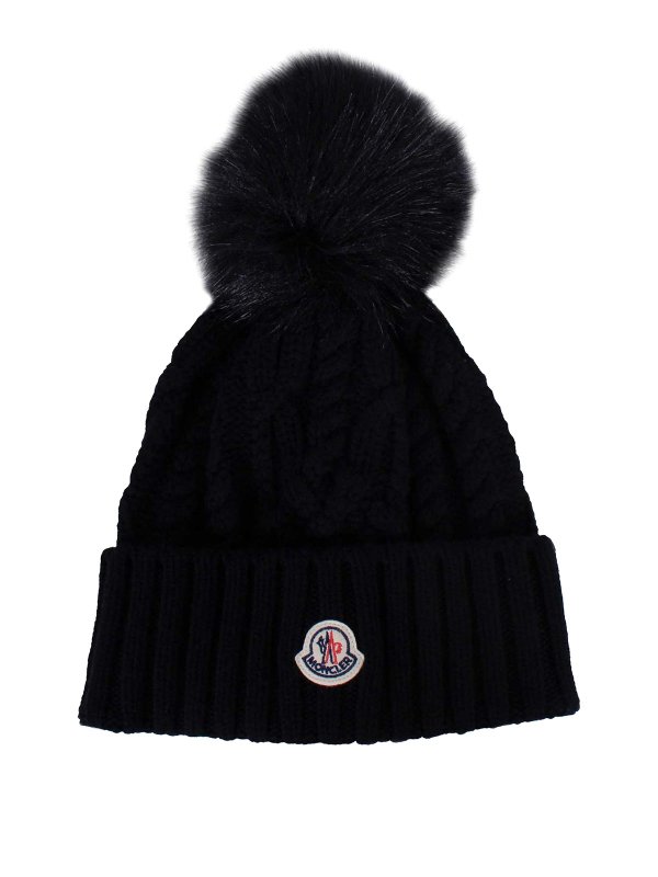 MONCLER: Sombreros - Sombrero - Negro