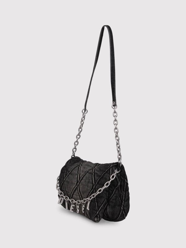 The Best Shops DIESEL: shoulder bags - Denim bag with charm